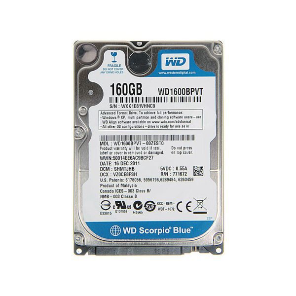 WD1600BPVT