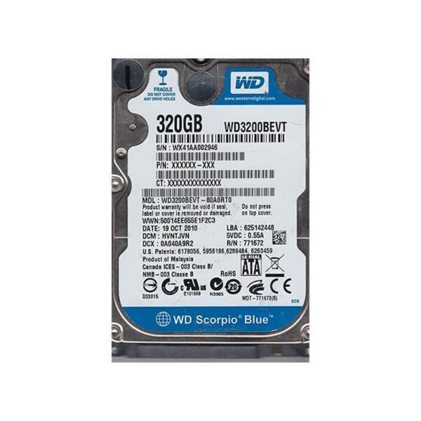 WD3200BEVT-80A0RT0