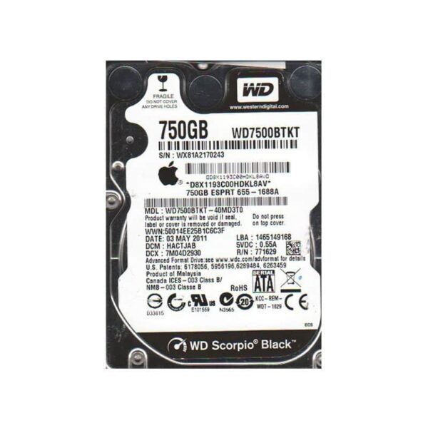 Refurbished-WD-WD7500BTKT